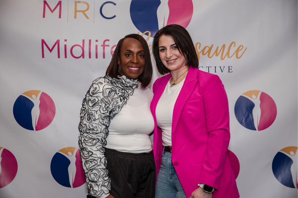 Dr. Arlonda Stevens and Panelist Zee Othman at the Midlife Renaissance Collective's First Annual Woman Empowerment Conference.