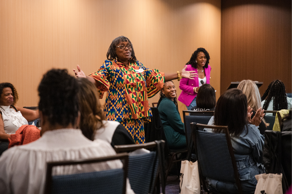 Speaker Yvonne Pointer at the Midlife Renaissance Collective's First Annual Woman Empowerment Conference