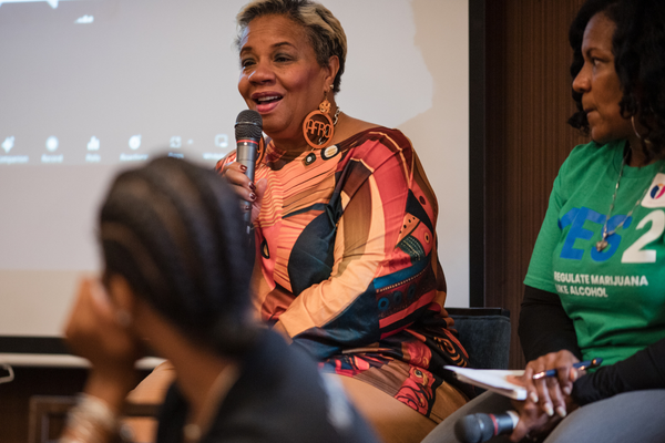 Panelist Ariane Kirkpatrick at the Midlife Renaissance Collective's First Annual Woman Empowerment Conference