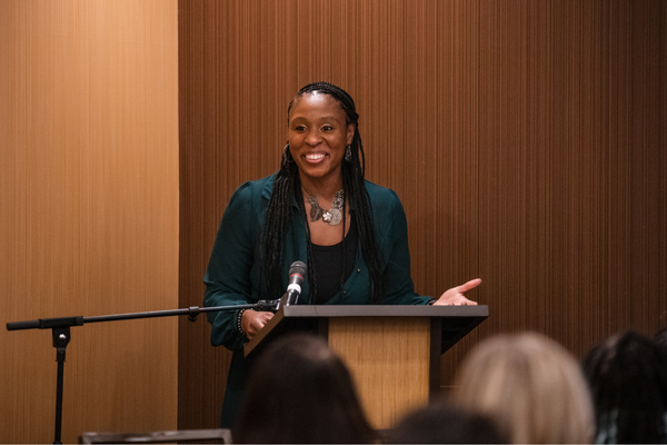 Speaker RoseAda White at the Midlife Renaissance Collective's First Annual Woman Empowerment Conference