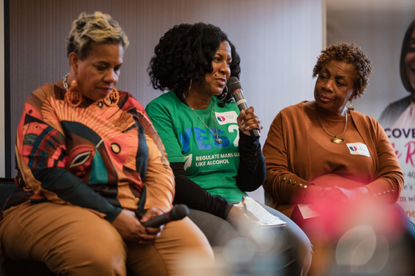Panelists Ariane Kirkpatrick, Amonica Davis, and Mary Reynolds at the Midlife Renaissance Collective's First Annual Woman Empowerment Conference
