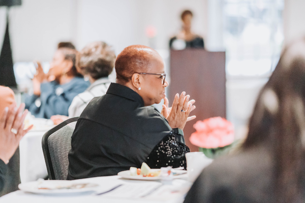 Panelist Sheila Webb at the Midlife Renaissance Collective's Second Annual Woman Empowerment Conference.