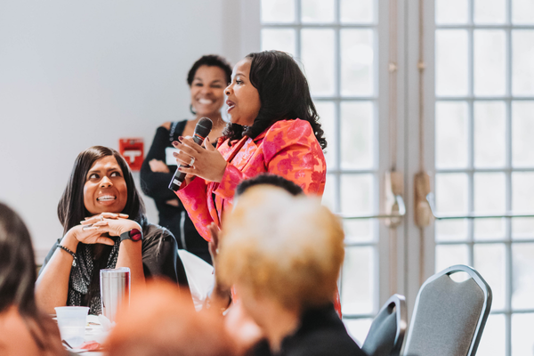 Speaker Meltrice Sharp at the Midlife Renaissance Collective's Second Annual Woman Empowerment Conference.