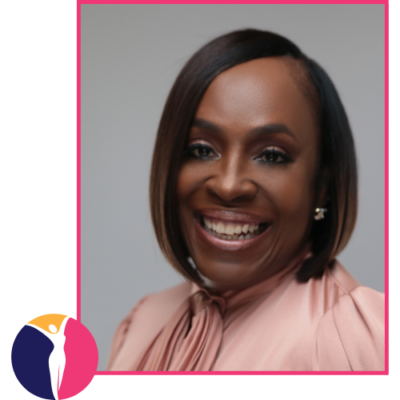 Dr. Arlonda Stevens in a pink blouse, author of I Forgot to Put My Mask On First